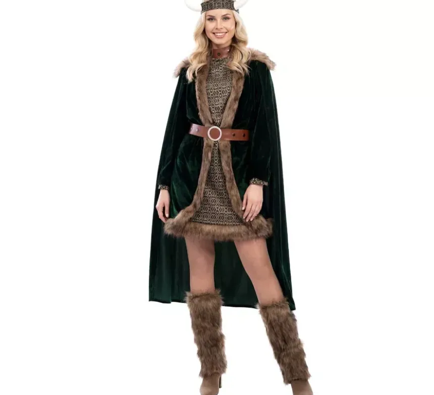 Costume da vichingo deluxe per donna