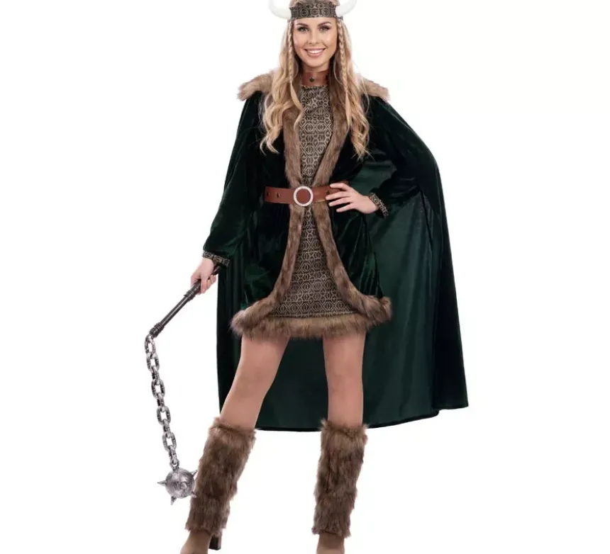 Costume da vichingo deluxe per donna