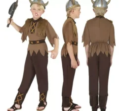 Costume da vichingo o barbaro per un bambino