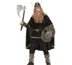 Costume da vichingo oscuro per uomo