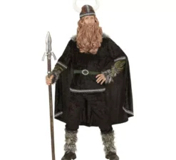 Costume da vichingo oscuro per uomo