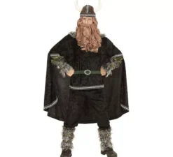 Costume da vichingo oscuro per uomo