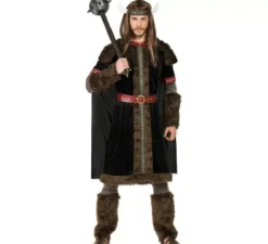 Costume da vichingo scuro per uomo