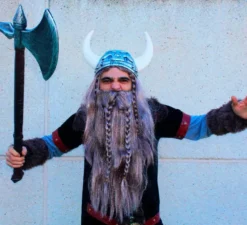 Costume da vichingo scuro per uomo