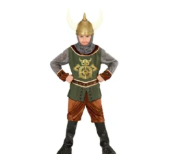 Costume da vichingo verde per bambino