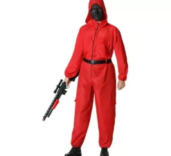 Costume da Vigilante Complice della Scimmia Rossa per adulto