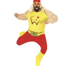Costume da Wrestling Muscle Man per uomo