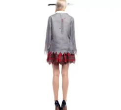 Costume da zombie da scolaretta per donna