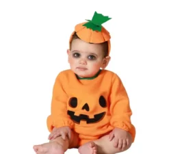 Costume da zucca arancione per bambina e neonato