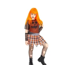 Costume da zucca punky per bambina