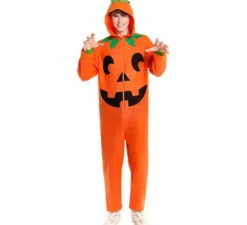 Costume da zucca sorridente per uomo