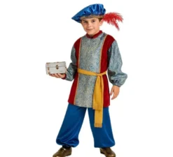 Costume della pagina del bambino di lusso re gaspar