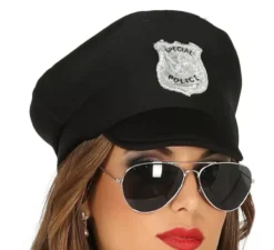 Costume della polizia con cerniera per donna