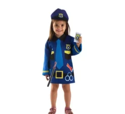 Costume della polizia o kit fai da te fai da te per i bambini