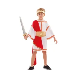 Costume dell'imperatore romano per ragazzo