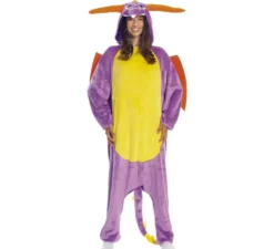 Costume del pigiama del drago per adulti