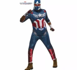 Costume deluxe da Capitan America per uomo