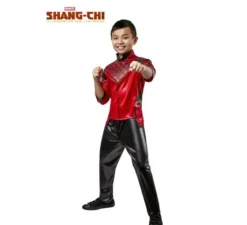 Costume deluxe Shang-Chi rosso per bambini
