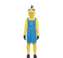 Costume di aiutante di un cattivo per bambina