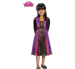 Costume di Anna Frozen tuta viola per bambina