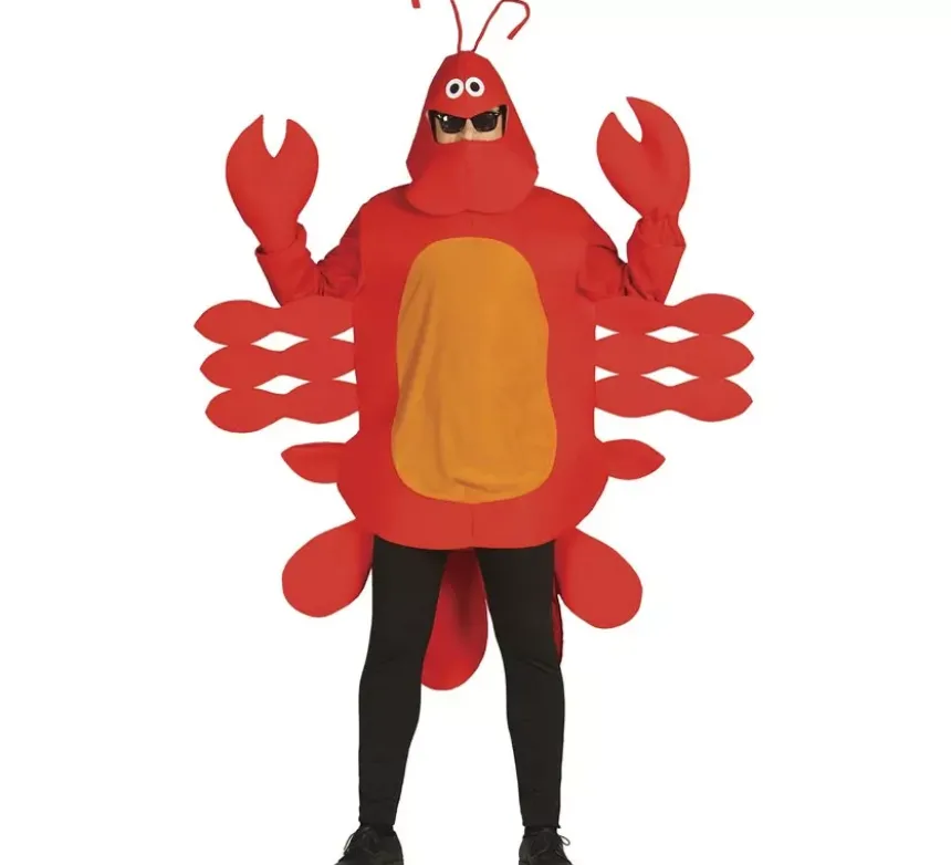 Costume di aragosta per un uomo
