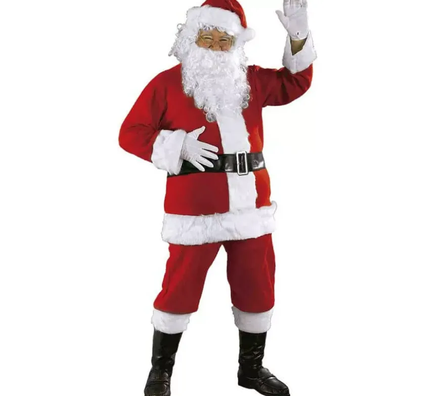 Costume di Babbo Natale deluxe per uomo