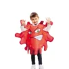 Costume di batteri rossi per bambini