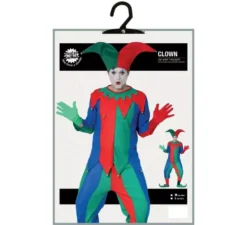 Costume di buffone per uomo