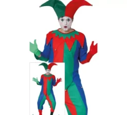 Costume di buffone per uomo