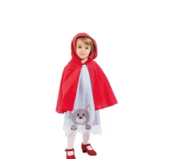 Costume di Cappuccetto rosso con lupo per bambina e bebé