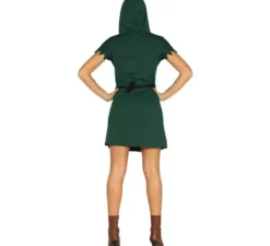 Costume di cappuccio da arciere robin per donna
