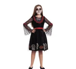 Costume di Catrina Calaveras per bambina