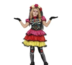 Costume di Catrina Colores per bambina