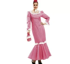 Costume di chulapa o madrileña rosa per le donne