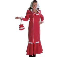 Costume di chulapa rosso con borsa per donna