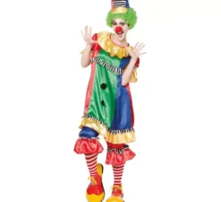 Costume di clown multicolore per donna