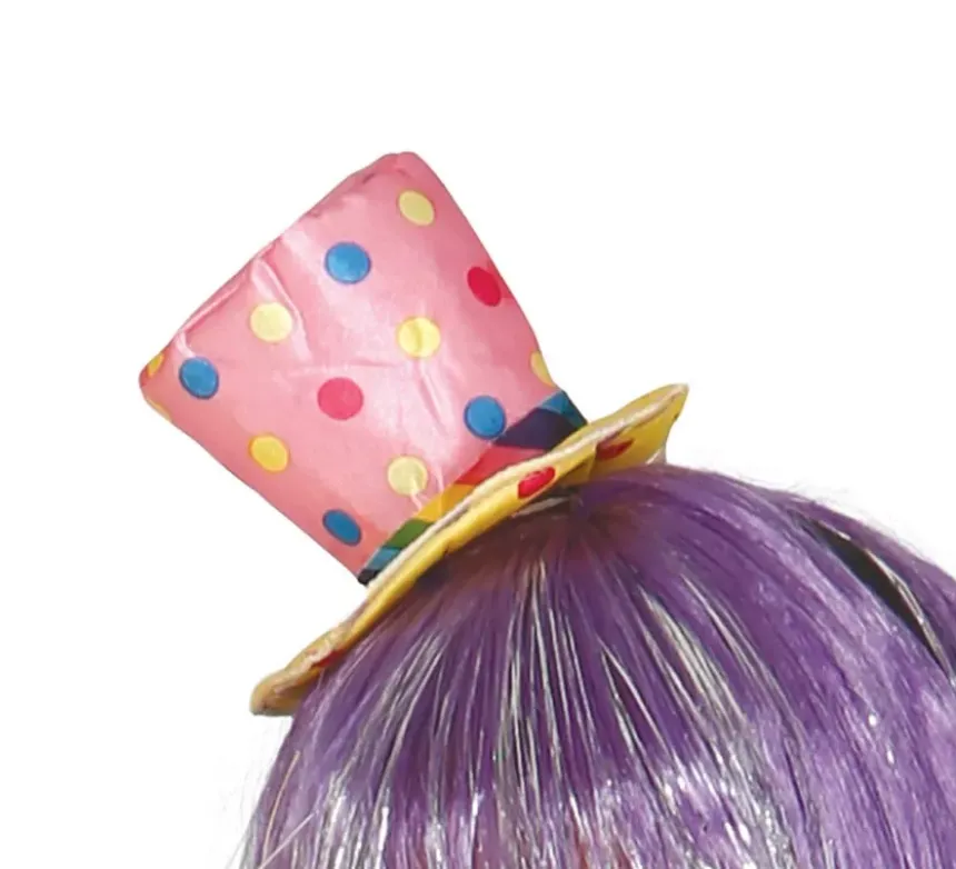 Costume di clown multicolore per donna