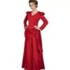Costume di donna rosso dell'ovest per donna