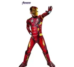 Costume di ferro Uomo Premium rosso per ragazzo