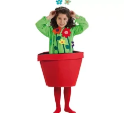 Costume di Fiori in vaso per bambina