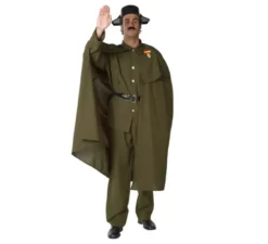 Costume di guardia civile con cappotto per uomo