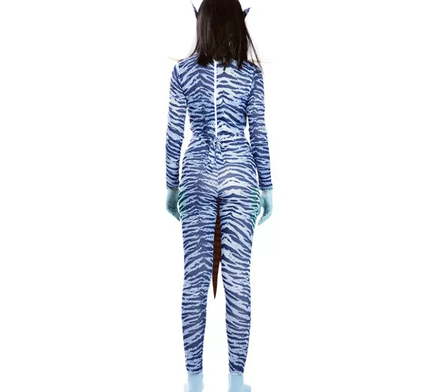 Costume di guerriero blu per donna