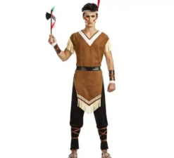 Costume di mohican indiano per l'uomo