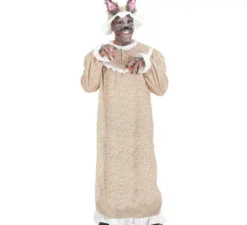 Costume di Nonna Lupa in Veste Cappuccetto Rosso per uomo