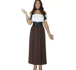 Costume di oste o mesonera per donna adulta