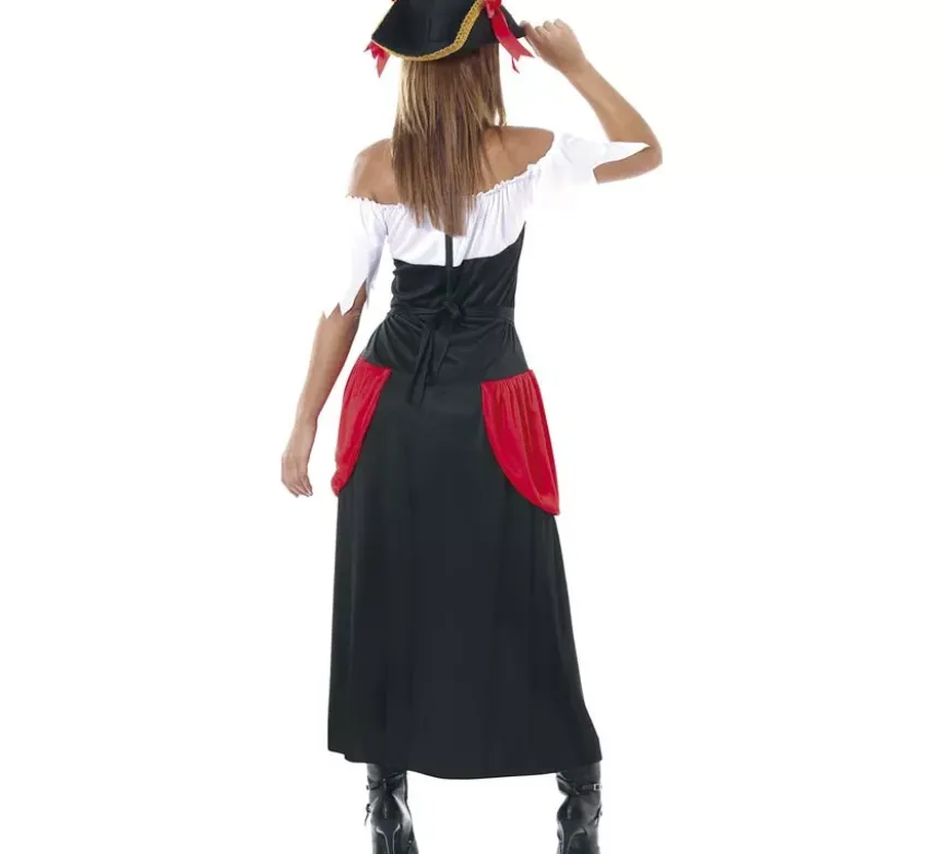 Costume di pirata bucaniere per donna