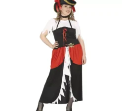 Costume di pirata bucaniere per donna
