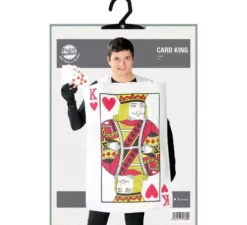 Costume di re di cuori lettera per adulti