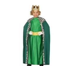 Costume di Re Mago verde per Bambino