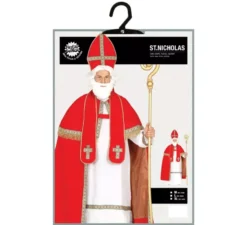 Costume di San Nicola con mantello per uomo
